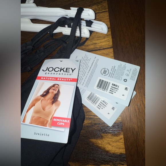 NWT JOCKEY BRALETTE NATURAL BEAUTY REMOVABLE CUPS SIZE XL - Picture 3 of 6